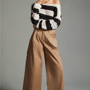 Brand new Anthropologie Tan Wide Leg Pants